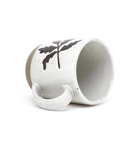 Quality Ceramic Coffee Cup Handmade Harvest Coffee Mug Stoneware Mugs Gift 3D Silk Print for sale