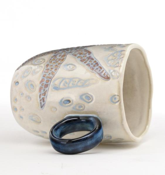 Quality Animal Pattern Decoration Ceramic Mug Cup Cute Handmade Mugs Hand Built Cups for sale