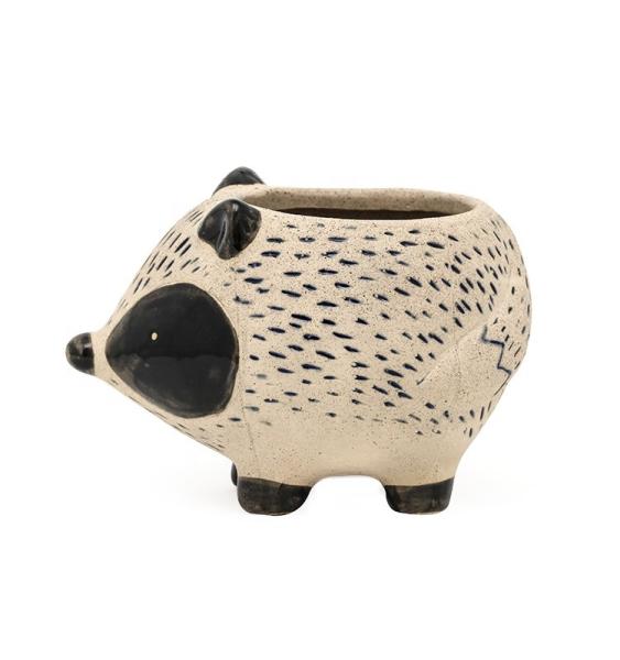 Quality Wholesale hot sale lovely instagram 3D unique hedgehog flower succulent pot in for sale