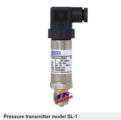 China WIKA Pressure transmitter for low pressure SL-1 for sale
