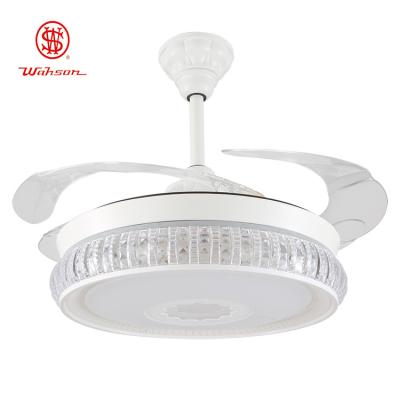 China 70Watt Modern Retractable Fan Ceiling Light for sale