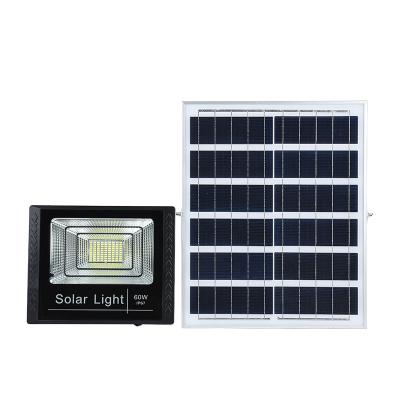 China High Efficiency ABS 1040LM Solar 60w Led Flood Light / Solar Panel Flood Light for sale