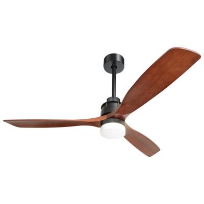 China Fashion Adjustable 65W 60 Inch 3 Blade Ceiling Fan Light 1500lm for sale