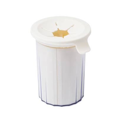 China Cão armazenado personalizado Paw Cleaner Cup/copo da lavagem pé do animal de estimação à venda
