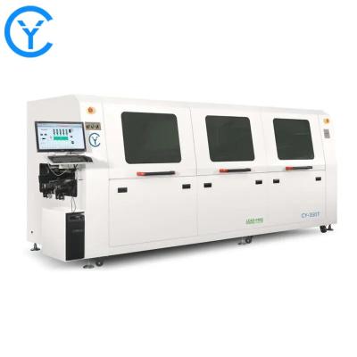 China Lead Free Wave Soldering Machine CY-350B/350T 1800mm Preheating Lenghth for sale