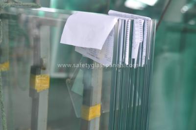 China Coated Pvb Resin Tempered Safety Glass Impact Resistance , Heat Strengthened Glass for sale