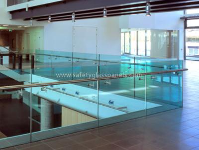 China Tinted Tempered Architectural Glass Balustrade Frameless Glass Fencing for sale