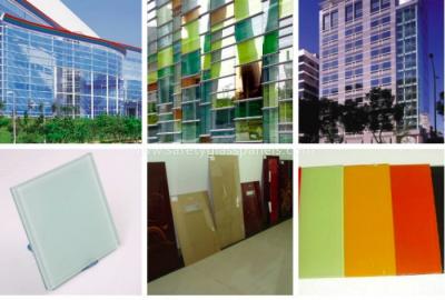 China Colorful Golden Bronze Silkscreen Printed Glass Curtain Wall And Furniture Glass 6mm for sale