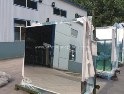 China Gris 4m m de aluminio oval del espejo de cristal de la pared 2m m para la sala de estar y el edificio en venta