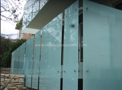 China Shower Room Obscure Acid Etched Glass Patterns , Double Sided Auto Float Glass for sale