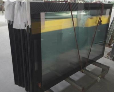 China Ultra Clear 5mm Low Iron Printed Glass with Black Boarder RAL9005 Toughened Glass Panels for sale