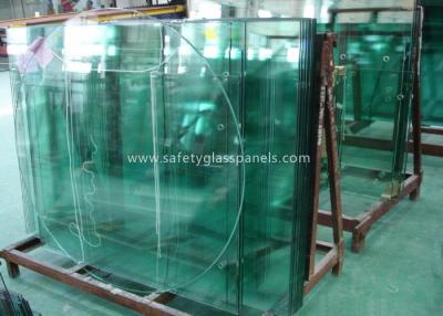 China Las puertas cubiertas moderaron el vidrio endurecido curvado decorativo de la gafa de seguridad en venta
