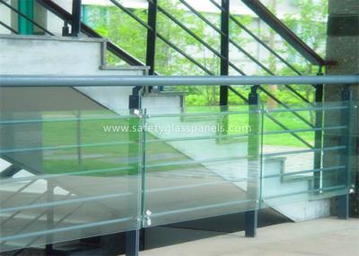 China Decorative Glass Railing Laminated Safety Glass Grey CE / CSI Approve for sale