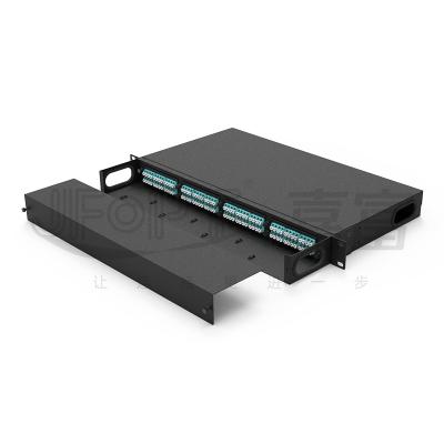 China 19 Inch 1U 96F MPO Fiber Patch Panel MPO / MTP Patch Panel for sale