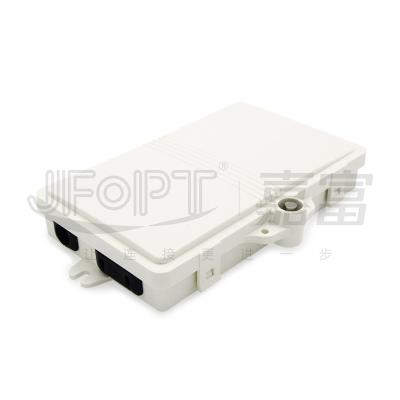 China 1 Input 2 Output Fiber Distribution Box 2 Core SC SX Dual Layer Wall Mounted Distribution Box for sale