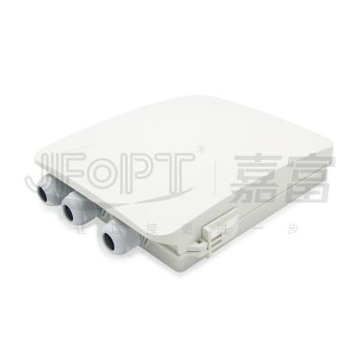 China 8 Core Fiber Optic Splitter Box 1 Input 2 Output Waterproof fTTH fiber optic terminal box for sale