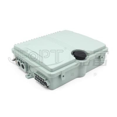 China A caixa de distribuição 2 da fibra de 12 núcleos em 12 para fora do dobro do PC do ABS IP66 tomou partido Tray Splitter Distribution Box à venda