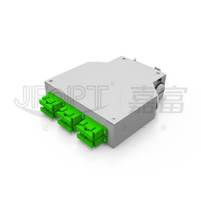 China CATV DIN Rail Fiber Optic Termination Box 2-24 Cores Double Layer for sale