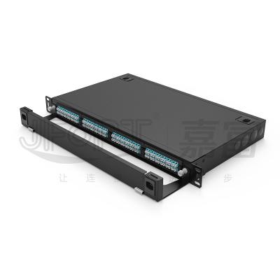 China Module Box 1U Patch Panel 19 Inch LC DX 24 Cores * 4 for sale