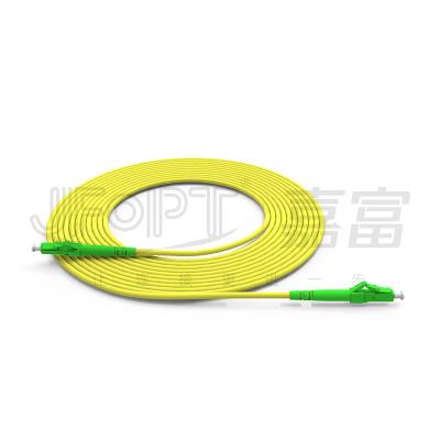 China FTTH Drop LC/UPC DX Fiber Optic Cable APC End Face 2.0mm Single-mode/ G652D/ G657A/ G655 for sale