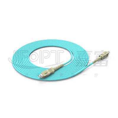 China SC to SC MM Fiber Optic Patch Cord LSZH APC Fiber Connector ROHS Standard 10M 20M Low IL for sale