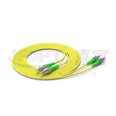 China FC Connector Single Mode Fiber Jumpers For Metal Terminal Box with Buckle Lock OEM for sale