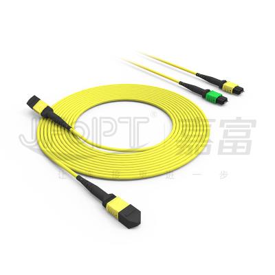 China Single-Tube Mini MPO Conccetor Cable Stroomlijnen uw optische module Interconnect Te koop