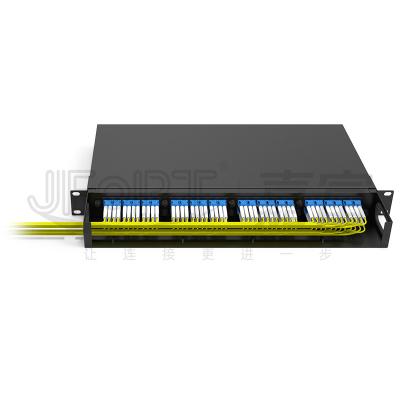 China LC G652D 96 núcleo MPO Module Box Rack Mount Fiber Patch Panel para Data Center de Alta Densidade à venda