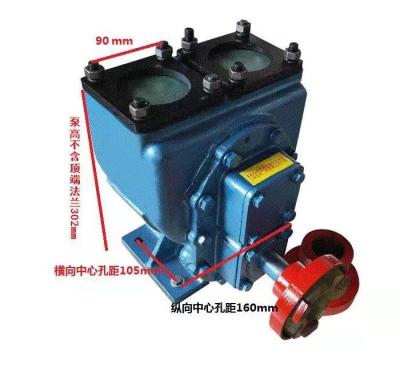 China 80YHCB-60 Diesel Fuel Oil Blue Gear Pump Tank Truck Diesel Pump for sale