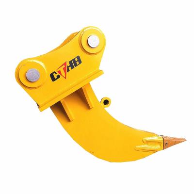 China Yellow Q345B ODM Excavator Ripper  Attachment Demolition Of Concrete Stumping for sale