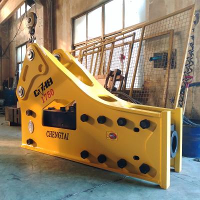 China Tipo lateral resistente triturador hidráulico de Ton Rock Breaker Yakai CTHB 20CrMo del excavador 30 en venta