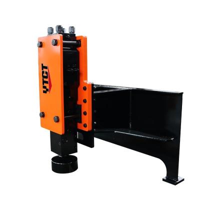 China 20CrMo Skid Steer Fence Post Driver 75mm Vibratory Skid Steer for sale