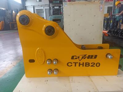 China Q345B Excavator Post Driver Yakai CTHB20 Hydraulic Pile Hammer For 1.2-3ton Excavator for sale