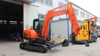 China 91kg Hydraulic Breaker Post Driver 2.5 Ton Excavator Post Driver Attachment en venta
