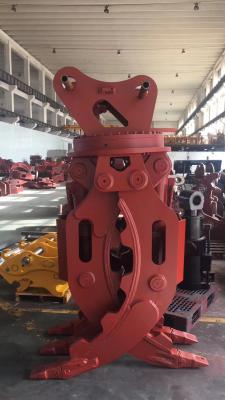 China CTHB Hydraulic Rock Grab For Excavators Q235B Digger Grapple for sale