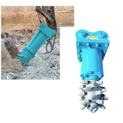 China Single Head Q345B Rock Grinder For Excavator Drum Cutter 42CrMo for sale