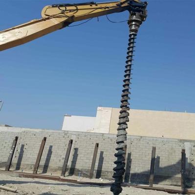China Drilling 300mm Excavator Earth Auger 50000Nm Digger Drill Attachment for sale