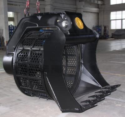 China 2.1m3 Soil Screener For Excavator Screening Bucket 1500kg Agriculture for sale