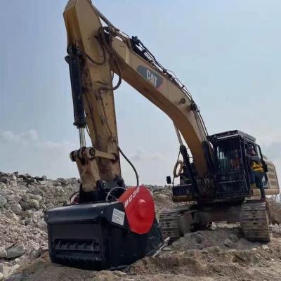 中国 3.5トンの坑夫の粉砕機のバケツのHardox 400の掘削機の石の粉砕機 販売のため