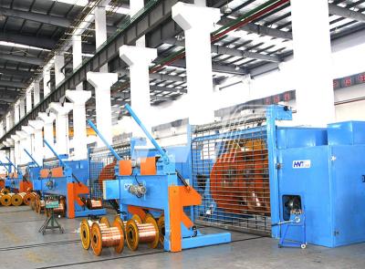 中国 LV/MV/HVの送電線のための銅アルミニウム鋼線堅いフレームStrander 販売のため