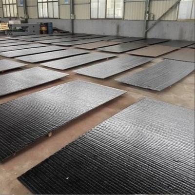 China CrC Wear Plate 1500x3000mm 1200x2400mm hardfacing Cladded Plate Chromium Carbide Overlay Wear Plate for sale