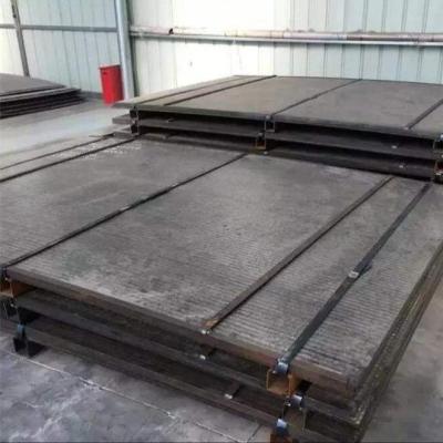 China Mild Steel High Wear Resistant Plate For Mixed Concrete Batching Plant Chromium Chromium Carbide Overlay Wear Plate à venda