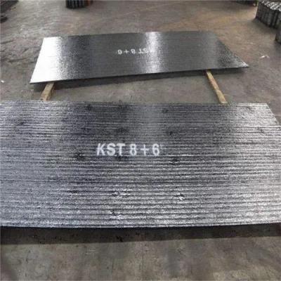 China Q235 Placa de recubrimiento de carburo de cromo HRC58-65 espesor uniforme de recubrimiento en venta