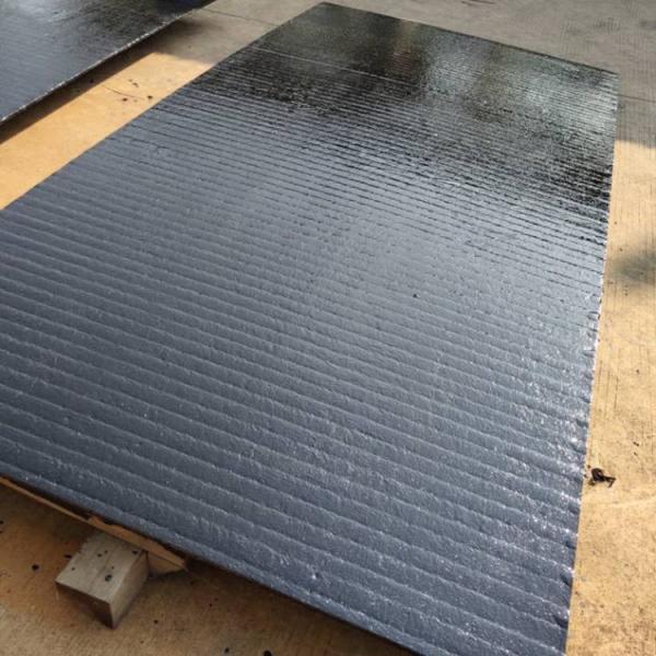 Quality Bimetal Hardfacing Wear steel plate For Mining Chrome Carbide Overlay Wear Clad for sale