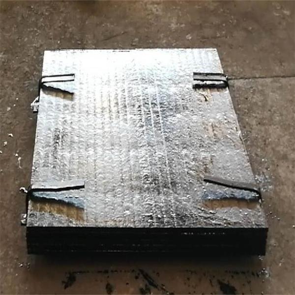 Quality Composite Wear Plate Dragline Bucket Inside Install Hardfacing Wear Resistant Lining Plate Hardfaced Steel Plate for sale