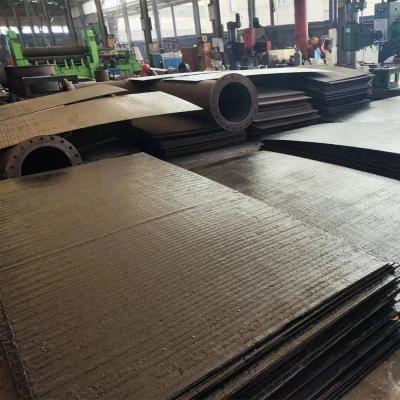 China NM360 NM400 NM450 NM500 High Chromium High Carbide Overlay Wear Resistant Steel Hardfacing Cladded Overlay Wear Plates for sale