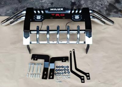China Barra de acero Hilux Vigo Bull Bar de la parrilla de la camioneta pickup del metal negro en venta