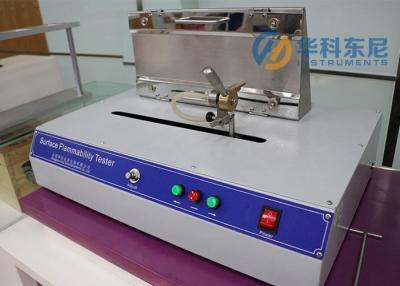 China El laboratorio juega el equipo de prueba de la inflamabilidad de la superficie de la tela/la maquinaria en venta