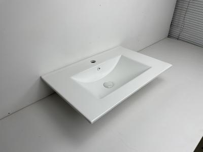 China 24 Inch Bathroom Cabinet Single Hole Sink Basin Resists Chipping And Scratching for sale