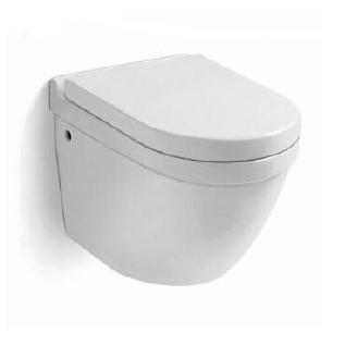 China 400mm 480mm Tankless Wall Mounted Toilet Small Bathroom Ceramic White for sale